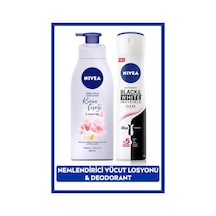 Kadın Sprey Deodorant Black&white Invisibleclear 150ml,kiraz Çiçeği Nemlendirici Vücut Losyonu 400ml