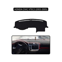 Honda Cıvıc Vtec2 2003-2005torpido Koruma Halısı Siyah Kenar