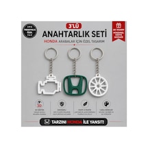 Arabacılara Özel Üçlü Honda Anahtarlık Seti
