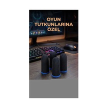 Dayanıklı Oyuncu Parmaklık Eldivenleri 4'lü Set, Hassas Kontrol İçin Tasarlandı