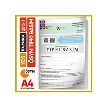 Yds İtalyanca 2013/1 Yabancı Dil Sınavı Ösym Tıpkı Basım Çıkmış S
