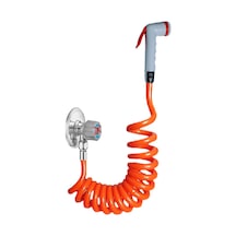 Plasyay Spiral Şattaf Başlıklı Taharet Matik 3/8 Somunlu 3.5 Metr