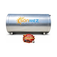 Solar Silindirik Galvaniz 1500 Lt Soğuk Su Deposu Güneş Enerjisine Uyumlu