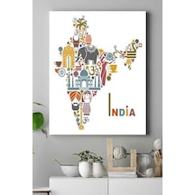 Pster16271 Hindistan Manzara Kanvas Tablo 50 X 70 7/8 Yaş