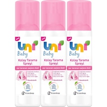 Uni Baby Saç Tarama Spreyi 200ml Zor Taranan Saçlara Özel 3 Lü