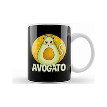 Funny Avogato Avocado Cat Cute Kitty Avo Gato Pun Kupa Bardak Porselen No7111 Karışık