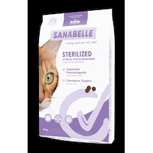 Sanabelle Yeni Ambalaj Glutensiz Tahılsız Sterilised Kısır Kedi Maması 8 Kg