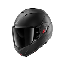 Shark Oxo Dark Shadow Mat Çene Açılır Mat Siyah Motosiklet Kaskı