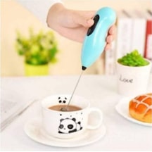 Yclshop Mini Mikser Kahve Süt Köpürtücü Karıştırıcı Cappucino Mixer Pilli Çırpıcı