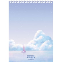 Morning Glory 3000 Cloud Bloknot Defteri 25,4x18,4 Cm Yat 14001-87213 Çok Renkli