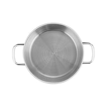 Nehir Silver Çelik İtalyan Omlet Sahan 18 Cm Kapaksız 001 Siyah
