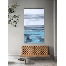 Yağlı Boya Tablo %100 El Yapımı 55cmx85cm Soyut Manzara