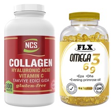 Ncs Collagen C Vitamini 300 Tablet & Flx Omega 3-6-9 90 Tablet