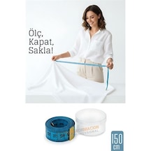 Zenvac 150 Cm Plastik Kutulu Mezura Esnek, Dayanıklı, Dikiş Ve Ölçüm İçin Pratik Şerit Metre 722323 Zenvac2 Renkli