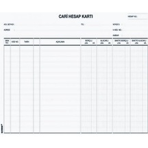 Özkan - Cari Hesap Kartı Küçük