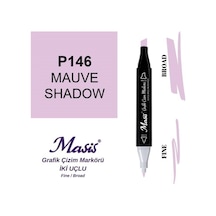 Çift Uçlu Marker Grafik Çizim Kalemi 146 Gölgeli Lila