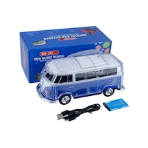 WS-267BT Işıklı Klasik Minibüs Radyo Bluetooth Hoparlör