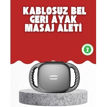 Fonksiyonlu Şarjlı Masaj Aleti 6 Başlık 2000 Mah Ergonomik Gövde Düz Renkli