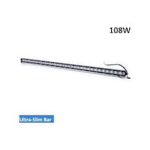 Off Road Led Bar 97 Cm 108W Beyaz Işık Slim Tek Sıra