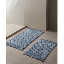 Marée 2'li Banyo Paspası - Açık Yeşil 8684427113646 Çok Renkli