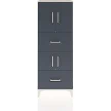 Arges Dolap 3 Raflı 2 Çekmeceli 4 Kapaklı 60x30x163 Aytaşı-antrasit Aytası Arges Dolap 3 Raflı 2 Çekmeceli 4 Kapaklı 60x30x163 Aytaşı-antrasit Aytası