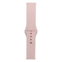 Galaxy   Uyumlu  Watch Active 2 44mm Band Serisi 20mm Klasik Kordon Silikon Strap Kayış-sand Powder