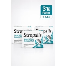 Strepsils Mentollü 24 Pastil 3 Adet