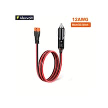 Xuweiwei 0.9m 3ft 12awg Sigara Çakmağı Erkek Xt60ı Dişi Bağlantı Kablosu Mat Kaplama Batarya Şarj