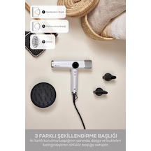 Karaca Hypersonic Saç Kurutma Makinesi D6 Water ION Beyaz Silver