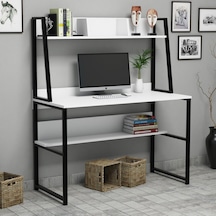 Yesst Momento 120 Cm Raflı Çalışma Masası (447872214) Beyaz Yesst Momento 120 Cm Raflı Çalışma Masası (447872214) Beyaz