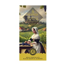 Jovia Belgium Style Sütlü Üzüm & Bademli Çikolata 80 G - 4 Adet Tarı
