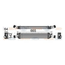 MAHLE-KNECHT CI170000P Turbo Radyatörü (Intercooler) 08- Aı.A4-A5-Q5 1.8TFSI-2.0TFSI-TDI