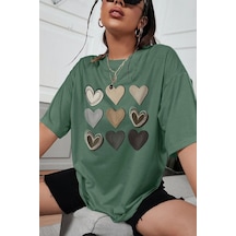 Startmore Love Yourself Garalio Baskılı T-shirt Yeşil