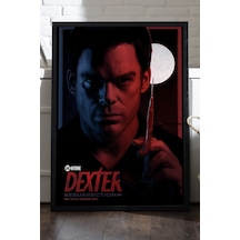 Dexter Siyah Ahşap Çerçeveli Poster, Film Duvar Tablosu