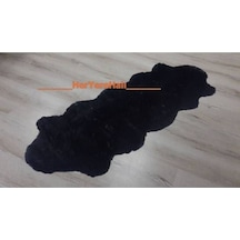 Doğuş Tavşan Tüyü Siyah Post Halı 80 x 300 Cm