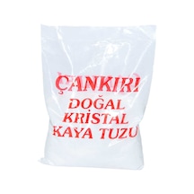 Yemeklik Doğal Kristal Kaya Tuzu Öğütülmüş Çankırı Beyaz 1000 Gr