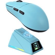Aj159 Apex 8k Oyun Mouse, 3 Modlu Tft Ekranlı Mavi