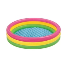 Intex 57412 Şişme Havuz-Yumuşak Tabanlı Çocuk Havuzu 114 x 25 CM Çok Renkli