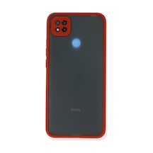 Redmi 9c Kılıf Montreal Silikon Kapak - Kırmızı İtdark25977