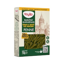 Yayla Glutensiz Kinoa Ve Sebze Yeşil Mercimek Penne 250 G - 8 Adet Tarı