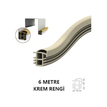 Çelik Kapı Fitili 6 Metre Krem Rengi, Çelik Kapı Lastiği, Kapı Contası Diğer