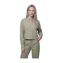 LOFT Long Crop Kadın Gömlek U.kol Çok Renkli