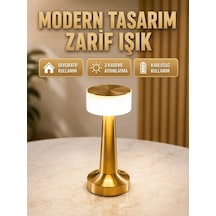Zenvia Touch Gece Lambası Dokunmatik Kontrol, Kablosuz Kullanım, Metal Gövde Yeni Nesil Znv2026 Çok Renkli