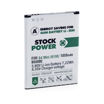 Stock Power Samsung Galaxy S4 Mini GT-i9190 Uyumlu Batarya