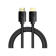 Baseus Hd Series 8k Hdmı 60hz 2.1 Örgülü Görüntü Aktarma Kablosu 48 Gbps 1 Metre