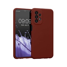 Samsung Galaxy Uyumlu   A23 4g Kılıf First Silikon - Bordo