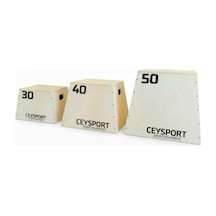 Wood Plyo Sıçrama Kutusu 30-40-50 Cm Set