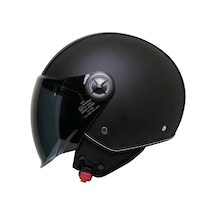 Mts Prohelmet 101 Leather Siyah