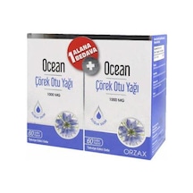 Ocean Çörek Otu Yağı 1000 mg 60 Kapsül 1+1 Ocean Çörek Otu Yağı 1000 mg 60 Kapsül 1+1