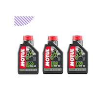 Motul 5100 15W-50 Motorsiklet Yağı 3 x 1 L